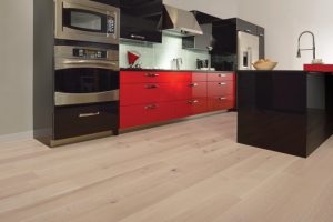 White Oak hardwood Floor in bedroom in Kitchen