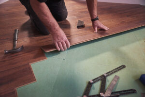 Jason Brown Wood Floor Installation in Timonium, MD