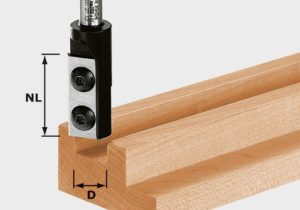 Turning plate router cutter HW single-edged, with base blade