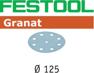 StickFix sanding discs dia. 5" (125 mm) in for repair compound, fillers, clear coats (special VOC clear coats and hard undercoats)